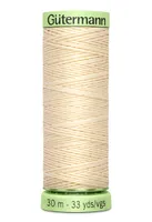 Knoflíková (režná) nit Gütermann 30 m - 414 - béžová