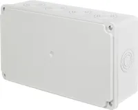 Abzweigkasten Verteilerkasten Abzweigdose Verteilerdose IP65 Aufputz Feuchtraum 260x150x80 grau
