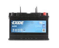 Autobatterie EXIDE 12 V 70 Ah 760 A/EN EK700 L 278mm B 175mm H 190mm NEU