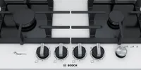 Bosch Serie 6 Płyta gazowa PPP6A2M90 4 pola kolor biały Do zabudowy 60 cm Gazowa 4 strefy / strefy