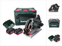 Metabo KT 18 LTX 66 BL Akku Tauchkreissäge 18 V 165 mm + 2x Akku 10,0 Ah + Ladegerät + metaBOX