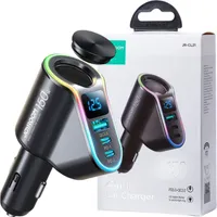 Rýchlonabíjačka do auta Joyroom 4v1 USB-A QC3.0 / 2xUSB-C PD 150W čierna (JR-CL21)