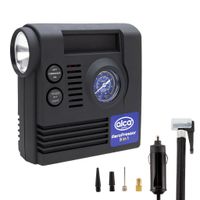 alca® Auto Kompressor mini 3in1 mit Licht, elektrische Luftpumpe 12V, 21 bar, Zigarettenanzünder