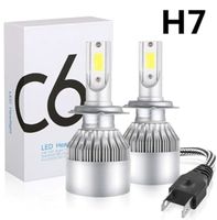 LED-Scheinwerferlampe, +300% mehr Helligkeit (2Stück) H7 - SILVERLED