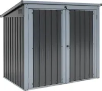 Ocelový box na odpadky a nářadí Westmann antracit 101x158x134 cm