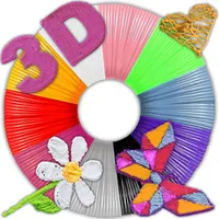 U-SMILER PLA Filament für 3D Druck Stift 50 m 10 Farben 1,75 mm 3D Stift Zubehör