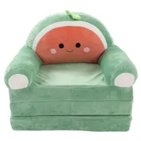 Ausklappbares Kindersofa, Kindersessel ab 2 Jahre, Kinder Couch mit Tierdesign - KIDSOFA Grün