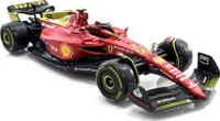 Bburago 18-36832 - Modellauto - Ferrari F1-75 Sainz #55 Monza-Ausführung (Maßstab 1:43)