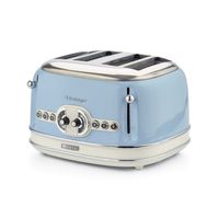 Ariete Vintage 4-Schlitz-Toaster blau