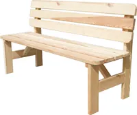 Zahradní lavice dřevěná Rojaplast VIKING 150 cm přírodní