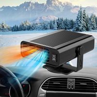 Autoheizung 12 V, 150 W tragbare Autoheizung, die in den Zigarettenanzünder eingesetzt werden kann, Auto-Windschutzscheibenentfroster, Zwei-in-Eins-Autoheizung und Kühlgebläse