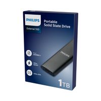 Philips Externes SSD 1TB, USB3.2, Schwarz