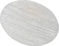 Kerzenteller Oval Aluminium Silber 13,5x10cm Untersetzer Kerzenhalter Tischdeko