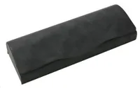 GKA Brillenetui mit Magnetverschluss schwarz Wildleder Brillenbox Brillentasche Magnet Brille