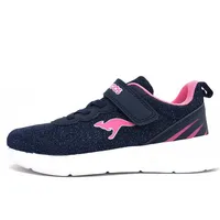 Kangaroos Mädchen Sneaker low KL-Glow EV blau/rosa