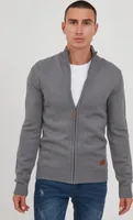 11 Project PRNoldi Herren Strickjacke Cardigan Grobstrick mit hochabschließendem Kragen
