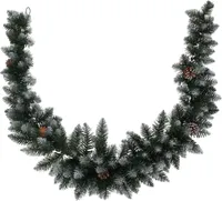 Weihnachtsgirlande mit Schneeeffekt, 180 cm
