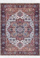 Mazovia Koberec - Orientální Vintage - Obývací Pokoj, Ložnice, Jídelna, Kancelář - Nízký Fleece - Obdélník - Tradiční Stylový - 140x200 cm