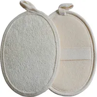 Natürlicher Luffa Schwämme, Peeling Körperwäscher, Dusch Luffa Schwamm für Männer Frauen Körper Körper Gesicht Wellness, weiß