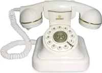 Brondi BROVINTAGE20W Retro telefon stacjonarny, biały