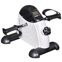 HOMCOM Fitnessbike Hometrainer Indoorsportbicycle Exercise Bike Fitness LED displej 5 Modelle (grau/mini bike)