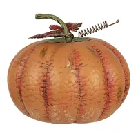 Clayre & Eef Dekoracja Dynia Ø 34x29 cm Pomarańczowy Metal