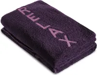New-Well Saunatuch 80x200 Uni aubergine Baumwolle Frottee 480g/m² Stickerei Relax