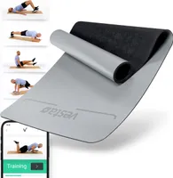 Premium Naturkautschuk Yogamatte Rutschfest 183 x 65 cm Dicke 0,4 cm Fitnessmatte