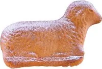 Dr. Oetker Vollbackform Lamm, Kuchenform aus der Serie "Goldiges Ostern" (Farbe: Gold)