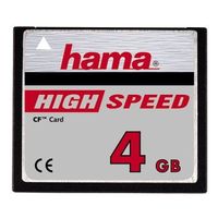 Hama 55091 Highsp. Compact Flash Compact Flash Card Speicherkarte, 4 GB