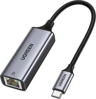 Ugreen externer Netzwerkadapter RJ45 - USB Typ C (1000 Mbps / 1 Gbps) Gigabit Ethernet grau (CM199)