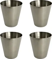 4er Set Schnapsgläser 2cl | Pinnchen Shotgläser | Shot Glas Stamper | Schnaps-Becher Partygläser
