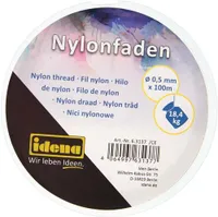 Nylonfaden 0,5mm 100 m klar Perlenfaden Nylon Faden Armband selber machen