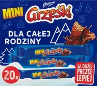 Grzeski Mini Wafel mit Kakaosahne in Schokolade 400 G (20 X 20 G)
