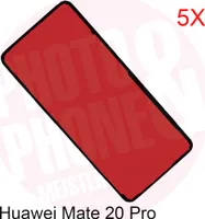 5x Huawei Mate 20 Pro Akkudeckel Klebefolie Kleber Backcover Rahmen Adhesive Neu