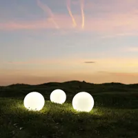 HI Solar LED Garten-Kugelleuchte 30 m