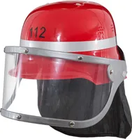 Feuerwehr-Helm mit Klappvisier KW 57 cm für Kinder