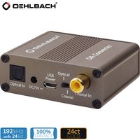 Oehlbach 6064 - Di­gi­tal-Ana­log-Wand­ler, Di­gi­tal-Ko­axi­al- und Di­gi­tal-Op­ti­scher-Ein­gang