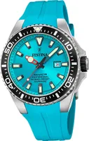 Festina Herren Uhr Kautschukarmband türkis D2UF20664/5