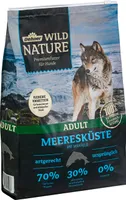 Dehner Wild Nature Hundefutter Meeresküste, Trockenfutter getreidefrei, Kroketten, für ausgewachsene Hunde, Makrele, 4 kg
