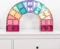 Magnetic Tiles Magnetická stavebnica 120 dielikov Pastelová kreativita