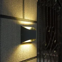 Lutec LED Außenwandleuchte Dodd anthrazit Up- & Downlight