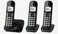 Panasonic KX-TGC 463GB - Telefon DECT - Šňůrové sluchátko - Handsfree - 120 záznamů - ID volajícího - Černá barva