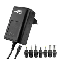 ANSMANN APS 600 síťový adaptér 12V, síťová zástrčka do max. 600mA (7 adaptérů)