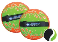 SCHILDKRÖT FUN SPORTS NEOPRENE KLETT BALL SET, zielony/pomarańczowy Brak koloru -
