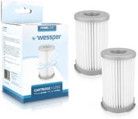 Wessper 2er-Pack HEPA Filter ersatz für Electrolux Staubsauger (Vergleichbar mit EF75B, F120, AEF75B)