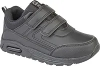 Dek Jungen Felix Turnschuhe mit Klettverschluss DF1082 (32 EU) (Schwarz)