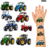 Zmývateľné Tetovanie Pre Deti Dočasné Traktory Traktor - 8 El. / 150 Modelov