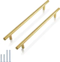 Probrico Uchwyty do szafek 32 cm złote 15 szt