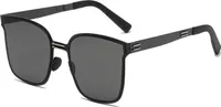 INF Sonnenbrille mit polarisierten Nylongläsern Schwarz+Grau